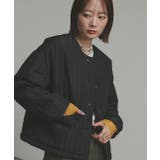 【2025AW新作】ストライプキルティングノーカラーブルゾン | ad thie | 詳細画像27