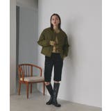 【2025AW新作】ストライプキルティングノーカラーブルゾン | ad thie | 詳細画像30