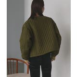 【2025AW新作】ストライプキルティングノーカラーブルゾン | ad thie | 詳細画像33