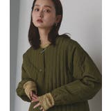 【2025AW新作】ストライプキルティングノーカラーブルゾン | ad thie | 詳細画像34