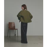 【2025AW新作】ストライプキルティングノーカラーブルゾン | ad thie | 詳細画像37