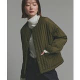 【2025AW新作】ストライプキルティングノーカラーブルゾン | ad thie | 詳細画像38