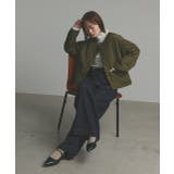 【2025AW新作】ストライプキルティングノーカラーブルゾン | ad thie | 詳細画像39