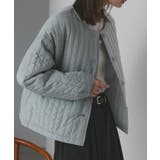 【2025AW新作】ストライプキルティングノーカラーブルゾン | ad thie | 詳細画像46