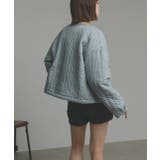 【2025AW新作】ストライプキルティングノーカラーブルゾン | ad thie | 詳細画像54