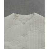 【2025AW新作】ストライプキルティングノーカラーブルゾン | ad thie | 詳細画像55