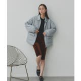 パデッドキルト襟付きジャケット | ad thie | 詳細画像10 