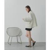 パデッドキルト襟付きジャケット | ad thie | 詳細画像19 