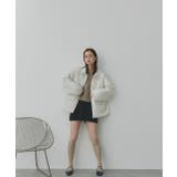 パデッドキルト襟付きジャケット | ad thie | 詳細画像21 