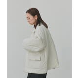 パデッドキルト襟付きジャケット | ad thie | 詳細画像30 