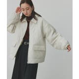 パデッドキルト襟付きジャケット | ad thie | 詳細画像31 