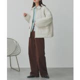 パデッドキルト襟付きジャケット | ad thie | 詳細画像34 