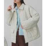 パデッドキルト襟付きジャケット | ad thie | 詳細画像36 