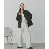 パデッドキルト襟付きジャケット | ad thie | 詳細画像37 