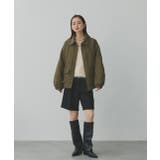 パデッドキルト襟付きジャケット | ad thie | 詳細画像51 