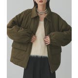 パデッドキルト襟付きジャケット | ad thie | 詳細画像54 