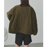 パデッドキルト襟付きジャケット | ad thie | 詳細画像57 