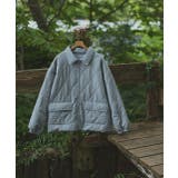 パデッドキルト襟付きジャケット | ad thie | 詳細画像7 