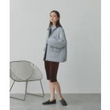 パデッドキルト襟付きジャケット | ad thie | 詳細画像8 