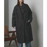 中綿テーラードカラーロングコート | ad thie | 詳細画像10 