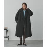 中綿テーラードカラーロングコート | ad thie | 詳細画像12 