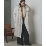 中綿テーラードカラーロングコート | ad thie | 詳細画像29 