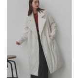 中綿テーラードカラーロングコート | ad thie | 詳細画像36 