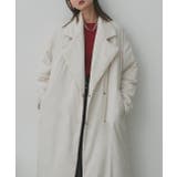 中綿テーラードカラーロングコート | ad thie | 詳細画像40 