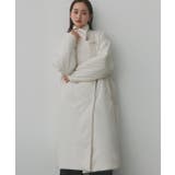 中綿テーラードカラーロングコート | ad thie | 詳細画像41 