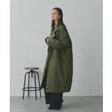 中綿テーラードカラーロングコート | ad thie | 詳細画像49 