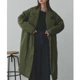 中綿テーラードカラーロングコート | ad thie | 詳細画像54 