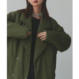 中綿テーラードカラーロングコート | ad thie | 詳細画像56 