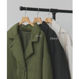 中綿テーラードカラーロングコート | ad thie | 詳細画像60 