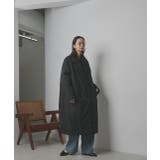 中綿テーラードカラーロングコート | ad thie | 詳細画像9 