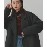 中綿テーラードカラーコート | ad thie | 詳細画像13 