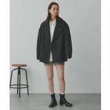 中綿テーラードカラーコート | ad thie | 詳細画像16 