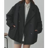 中綿テーラードカラーコート | ad thie | 詳細画像19 