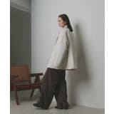 中綿テーラードカラーコート | ad thie | 詳細画像27 