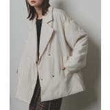 中綿テーラードカラーコート | ad thie | 詳細画像29 