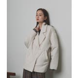 中綿テーラードカラーコート | ad thie | 詳細画像30 