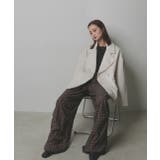 中綿テーラードカラーコート | ad thie | 詳細画像31 