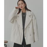 中綿テーラードカラーコート | ad thie | 詳細画像41 