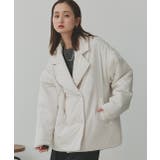 中綿テーラードカラーコート | ad thie | 詳細画像44 