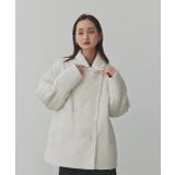 中綿テーラードカラーコート | ad thie | 詳細画像45 