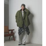 中綿テーラードカラーコート | ad thie | 詳細画像47 