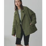 中綿テーラードカラーコート | ad thie | 詳細画像58 