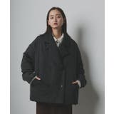 中綿テーラードカラーコート | ad thie | 詳細画像7 