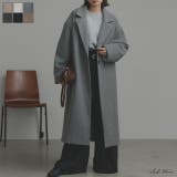 【2025AW新作】フェイクウールロングチェスターコート | ad thie | 詳細画像1 