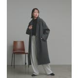 【2025AW新作】フェイクウールロングチェスターコート | ad thie | 詳細画像16 