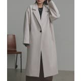 【2025AW新作】フェイクウールロングチェスターコート | ad thie | 詳細画像40 